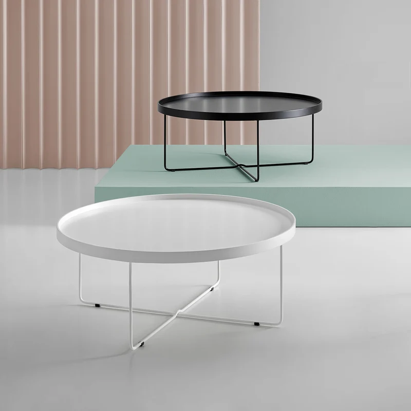 Mesa de centro Bruno Blanco 89.5 × 89.5 cm