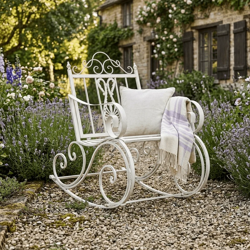 Cadeirão Baloico de Exterior 63x89x92 cm ROMANTIC GARDEN