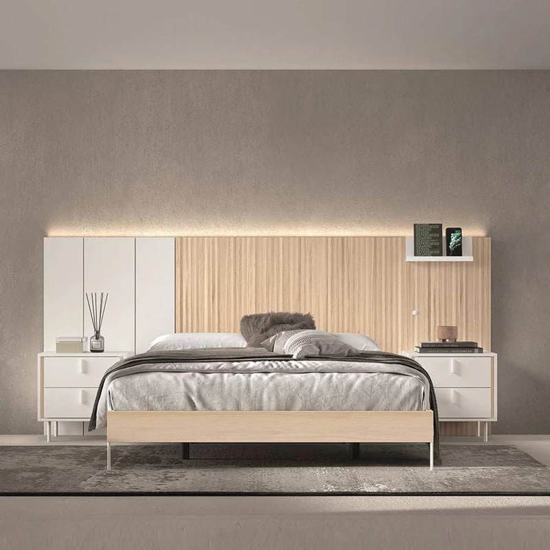 Muebles dormitorio matrimonio composición SIENA ambiente 2