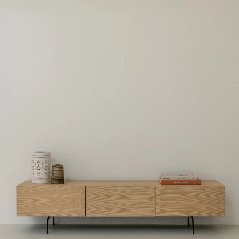 Mueble TV - Dunkerque - Roble - 165 cm
