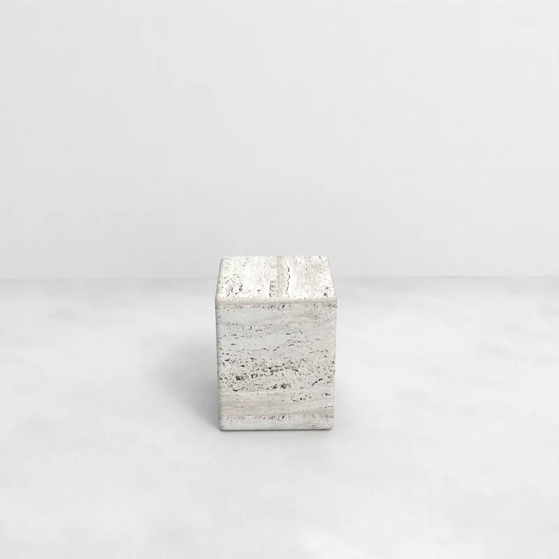 Mesa de centro - Pequeña - Dijon - Travertino - D35