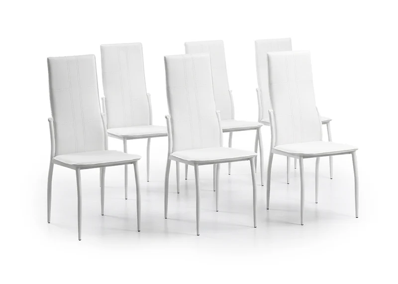 Silla de Comedor en Polipiel/Metal
