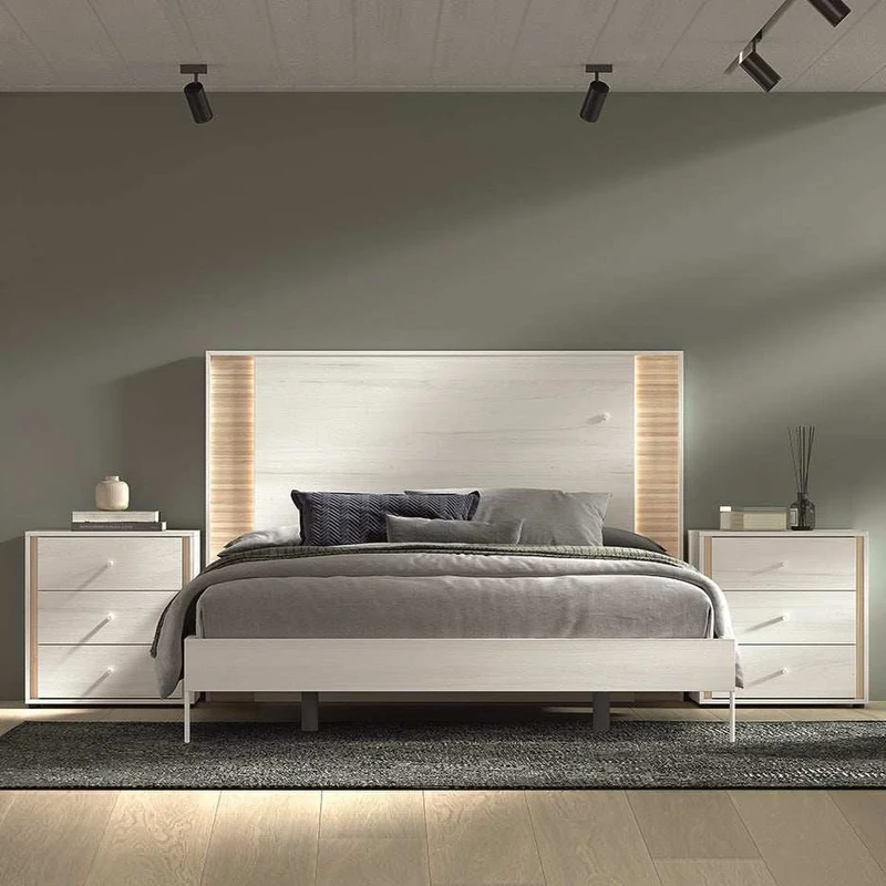 Muebles dormitorio de matrimonio composición SIENA ambiente 1