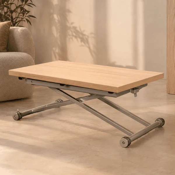 Mesa centro elevable y convertible mod. ETNOC