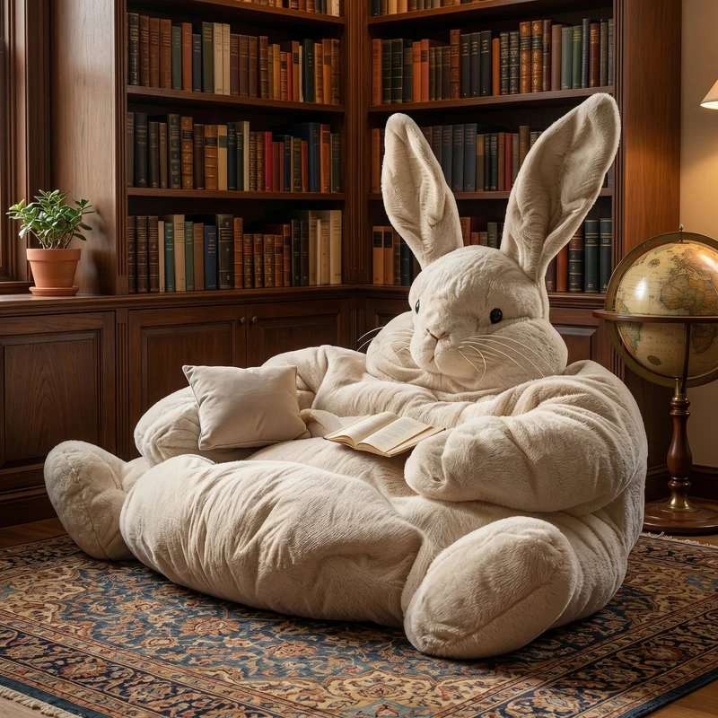 Cuddle Giant Plush Puppy Lounge Sofa