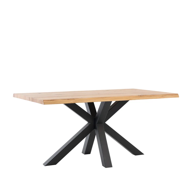 Mesa Grace 160 cm Natural/Negro