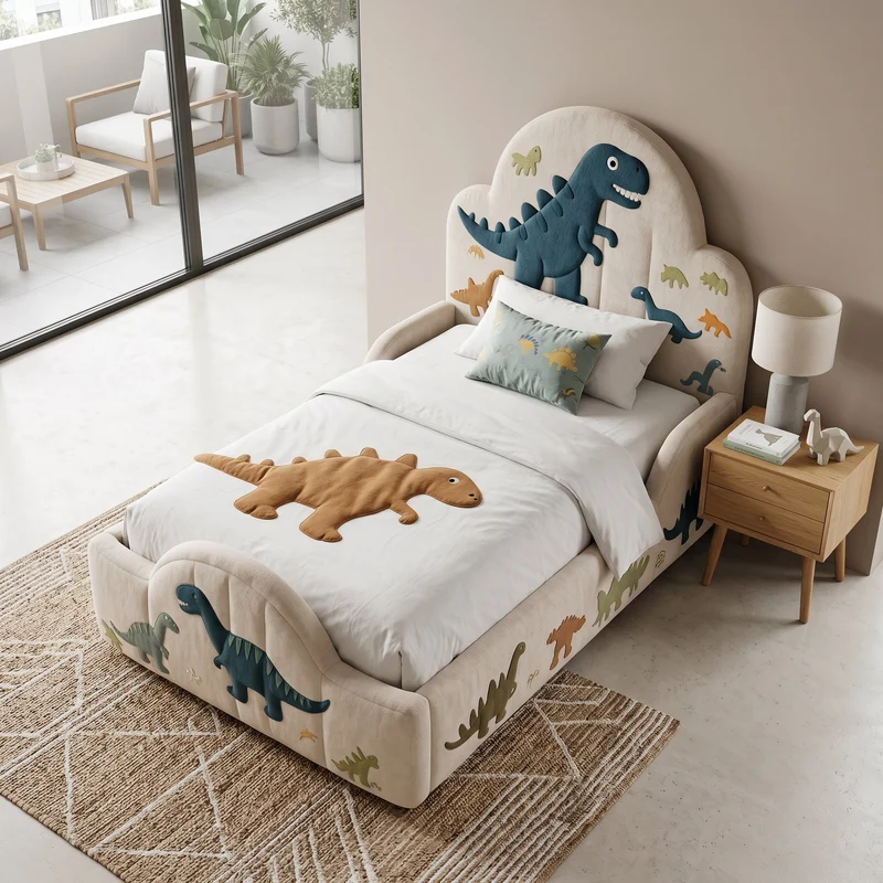 Dinosaur Kingdom Kids Bunkbed