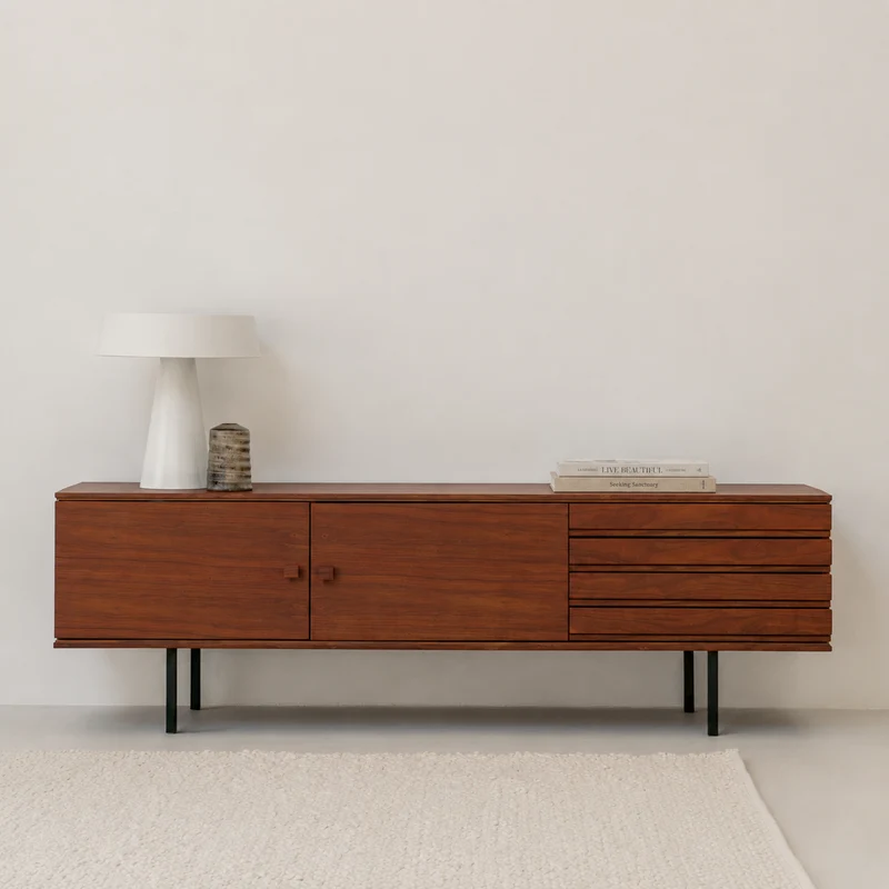 Mueble TV - Calvin - Nogal - 165 cm