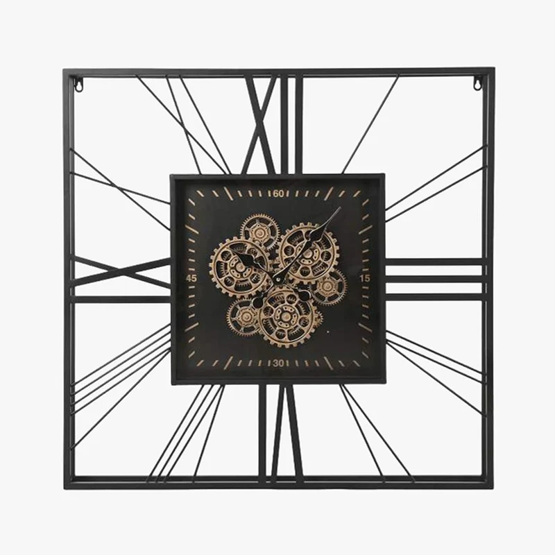 Relogio Quad Romano 80x8x80