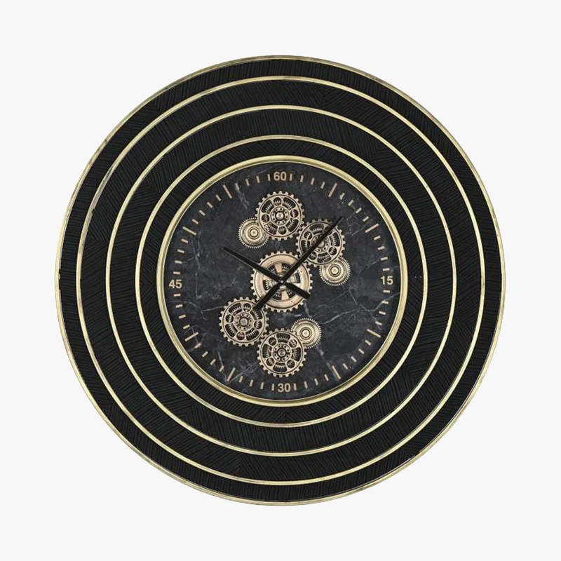 Relogio Circulos Preto D108