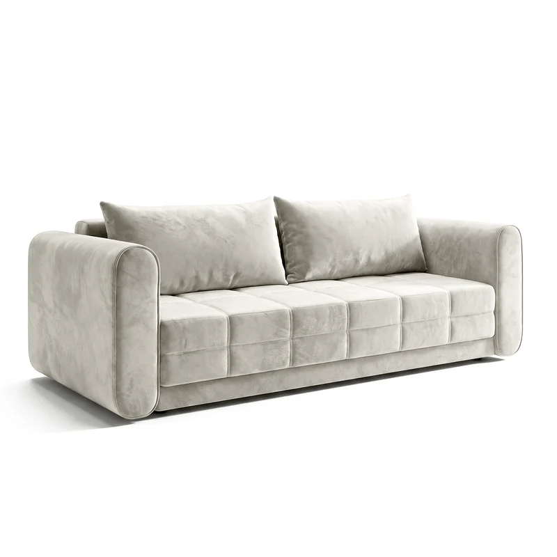 Sofá 2 cuerpos Romeo Tela Beige - 1.96m a Confección