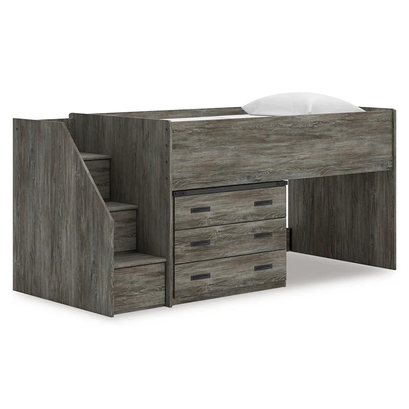 Signature Design by Ashley Frandern B4480B15 Twin Loft Bed with Drawer Storage