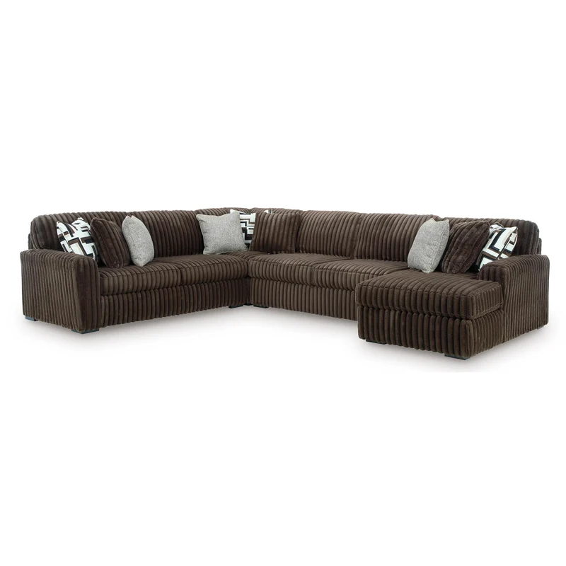 Signature Design by Ashley Midnight-Madness 98104S3 4 pc Sectional with Chaise