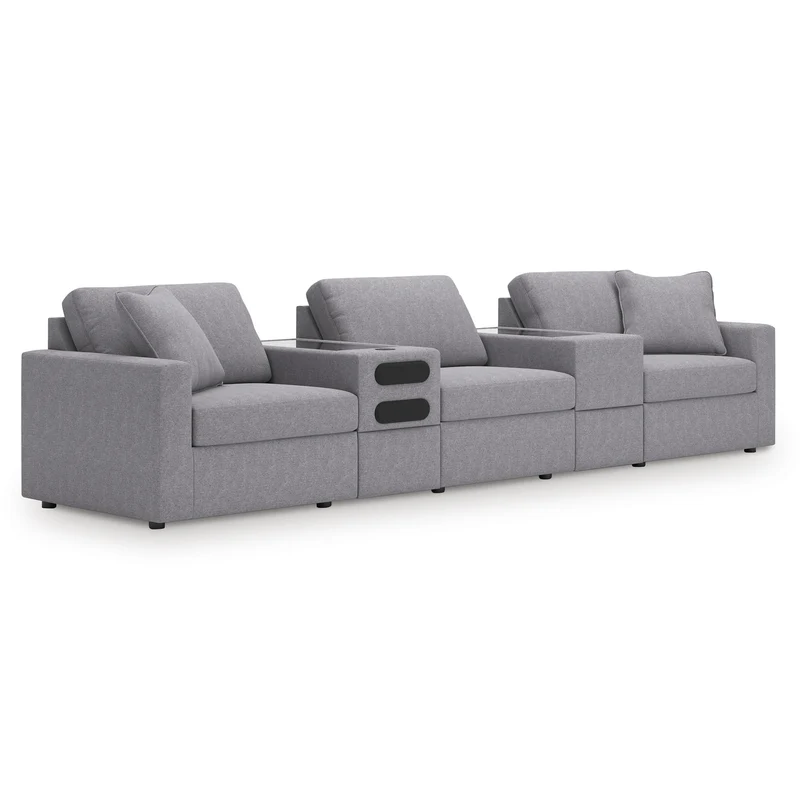 Signature Design by Ashley Modmax 92104S64 5 pc Sectional with Audio System