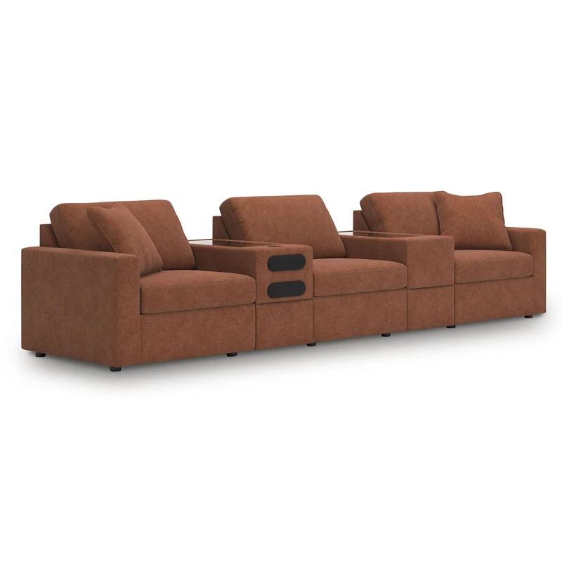 Signature Design by Ashley Modmax 92102S64 5 pc Sectional with Audio System