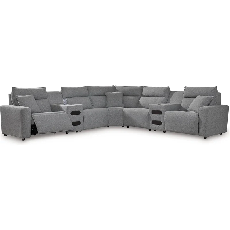 Signature Design by Ashley Modmax 65906S9 7 pc Power Reclining Sectional with Chaise