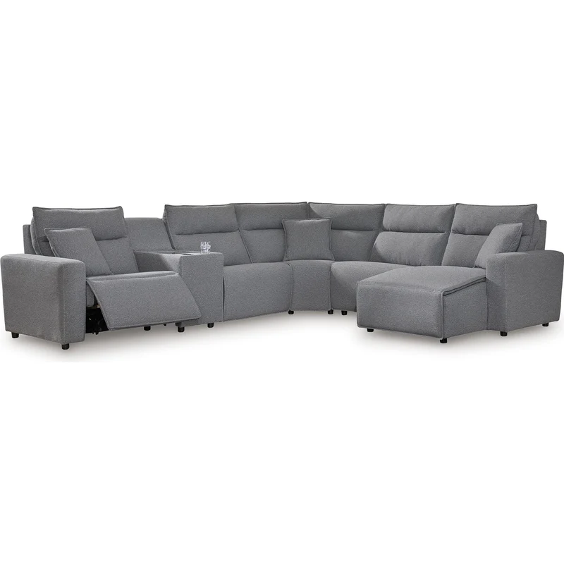 Signature Design by Ashley Modmax 65906S6 6 pc Power Reclining Sectional with Chaise