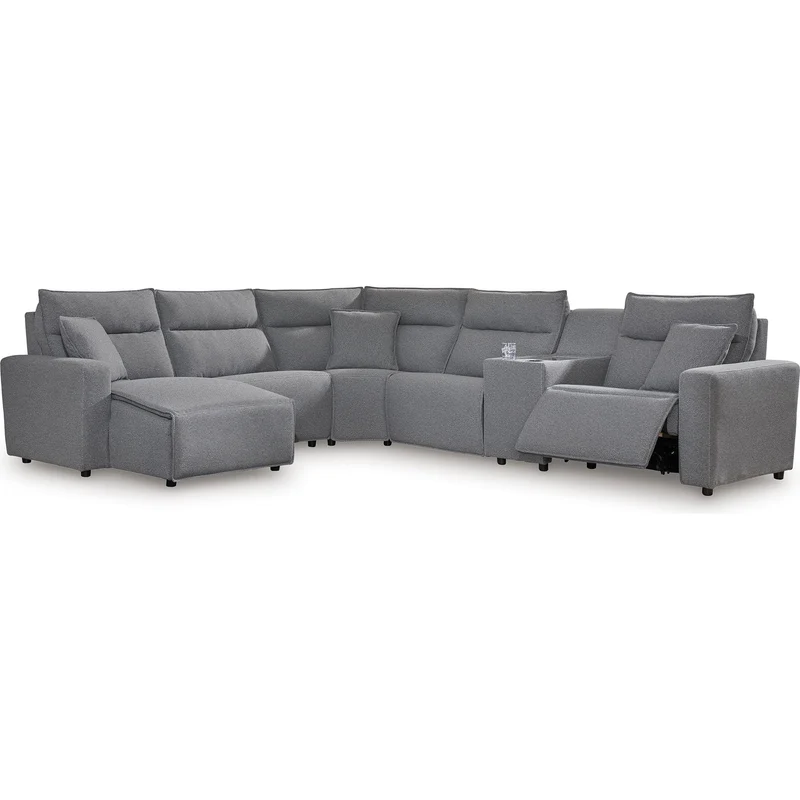Signature Design by Ashley Modmax 65906S19 6 pc Power Reclining Sectional with Chaise