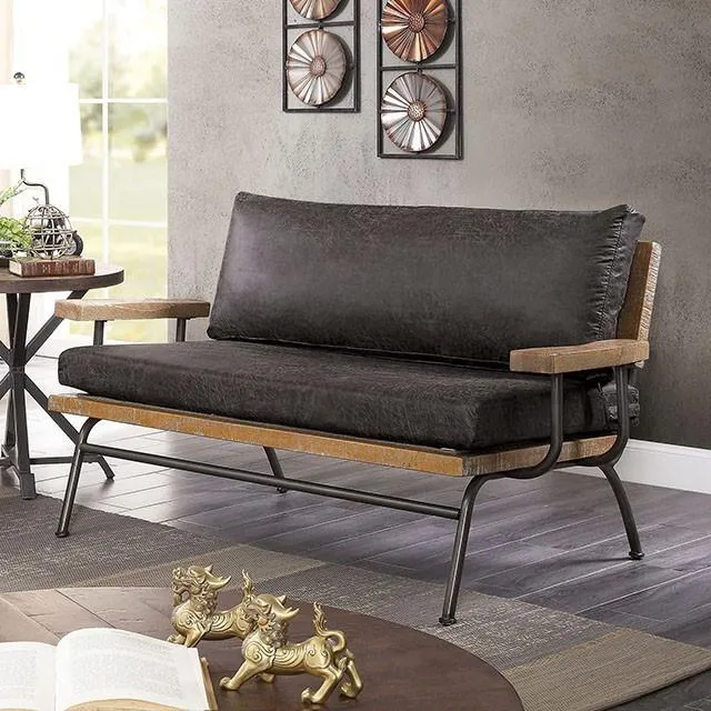 Furniture of America Santiago CM6077GY-LV Love Seat