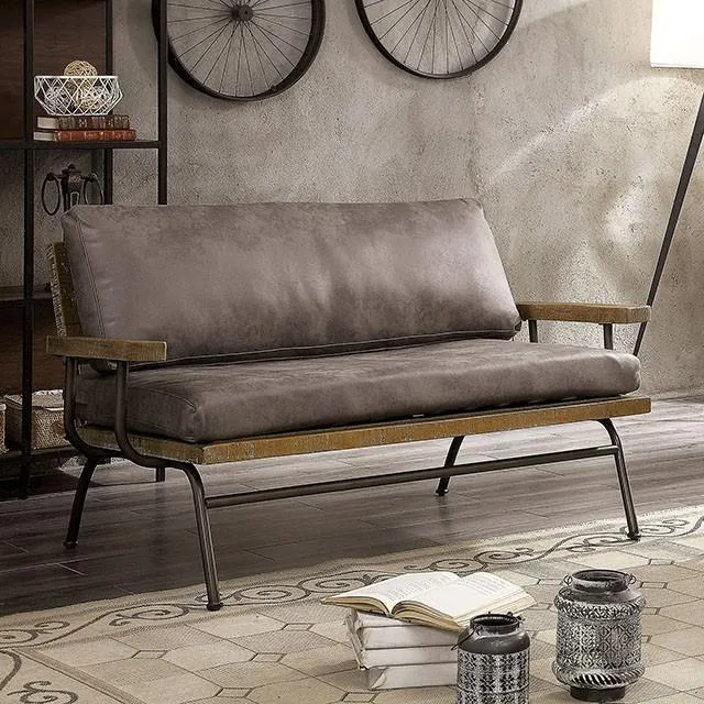 Furniture of America Santiago CM6077BR-LV Love Seat
