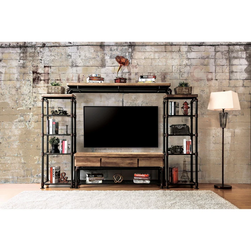 Furniture of America Kebbyll CM5913-TV-PK 60" TV Stand