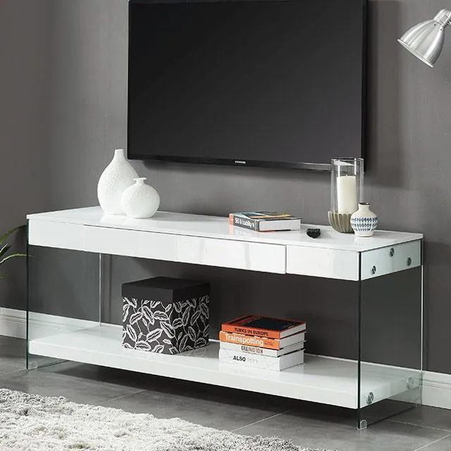 Furniture of America Sabugal CM5206WH-TV-70 70" TV Stand