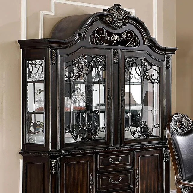 Furniture of America Lombardy CM3146HB-SET Hutch & Buffet