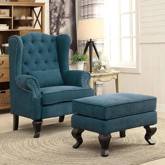 Furniture of America Willow CM-AC6271TL-OT-VN Ottoman