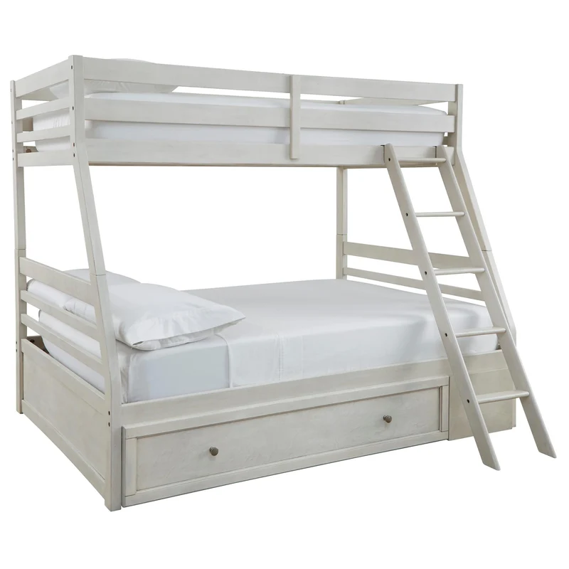 Signature Design by Ashley Robbinsdale B742B16 Twin over Full Bunk Bed with Storage