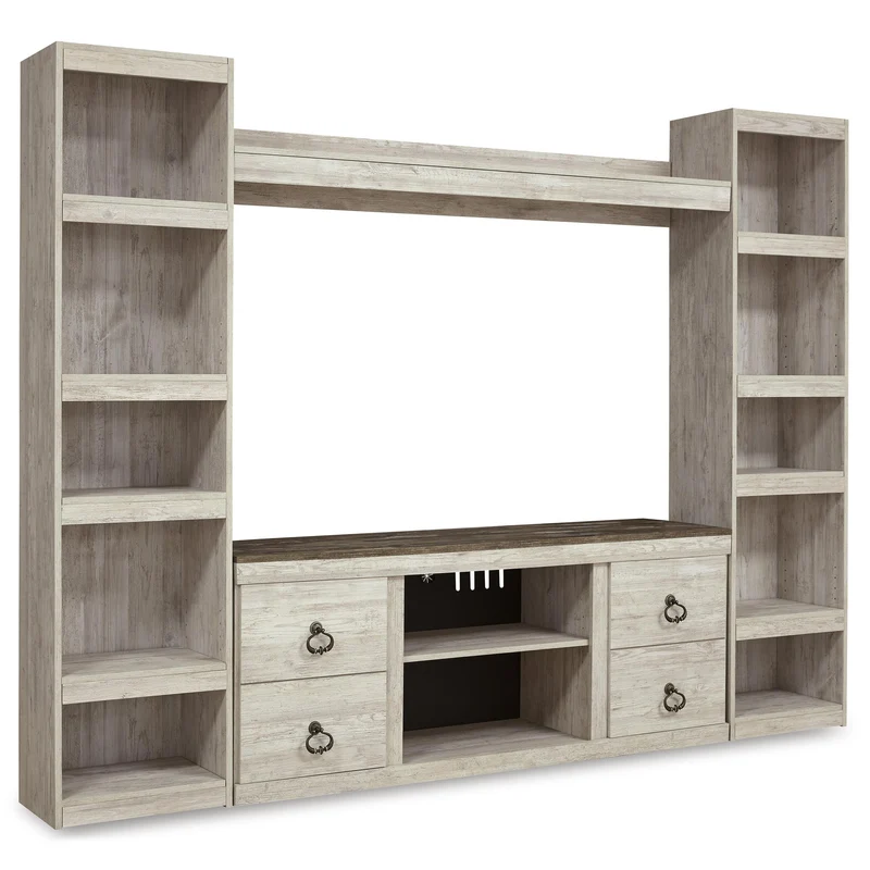 Signature Design by Ashley Willowton EW0267W7 4 pc Entertainment Center
