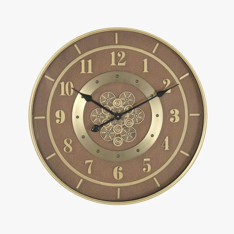 Relogio Parede Dourado 59x8x59
