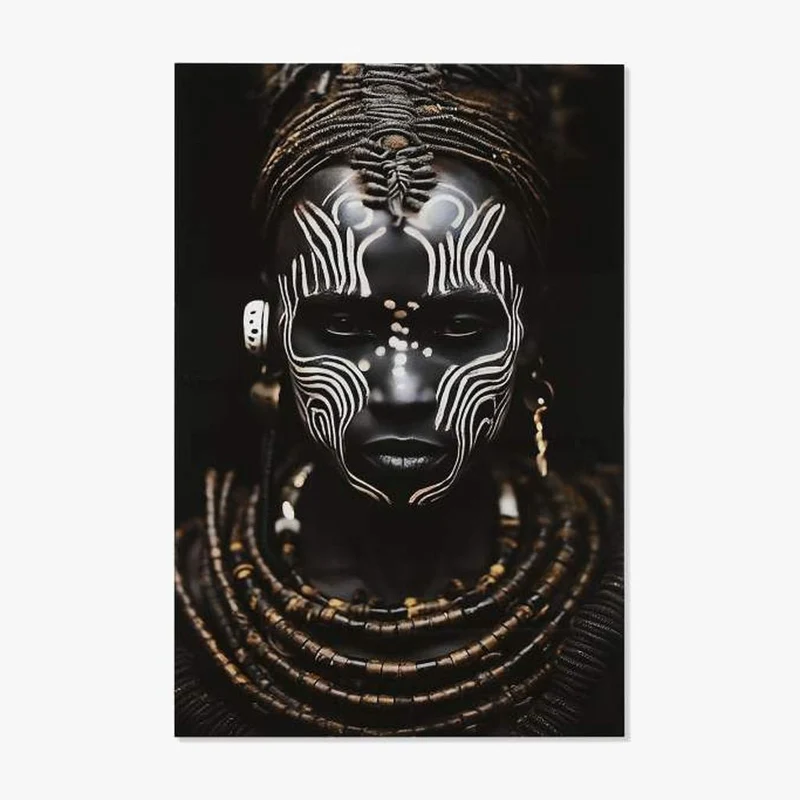 Quadro Vidro Indigena 100x150