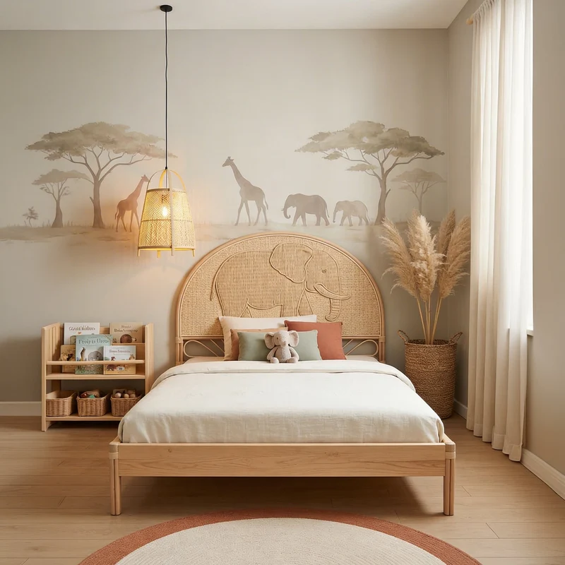 Cabeceira Cama Rattan Elefante 153x4x149 SERENA