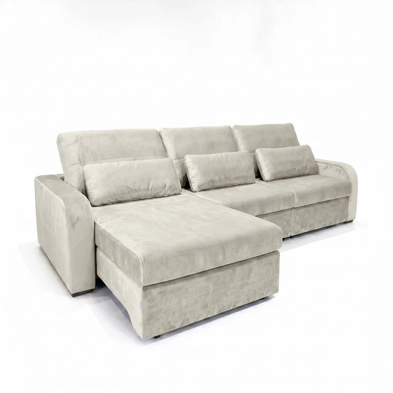 Sofá 3 cuerpos Oslo Tela Beige - 3.06m a Confección