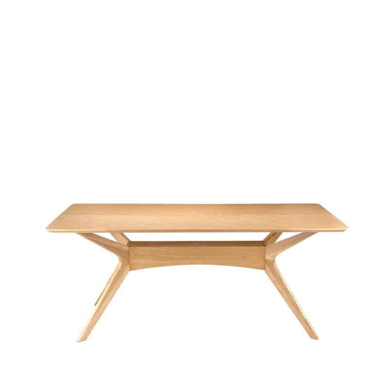 Mesa de comedor Helga roble 140 cm fija