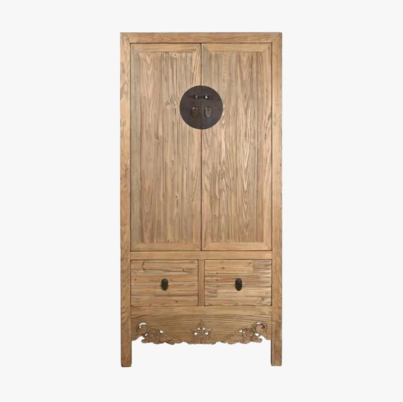 Armário Madeira com Fechadura Circular Oriental 180 cm OSAKA