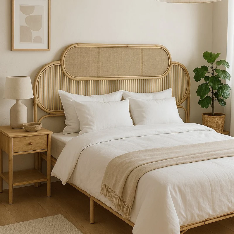 Cabeceira Cama Rattan 180x4x128 SERENA