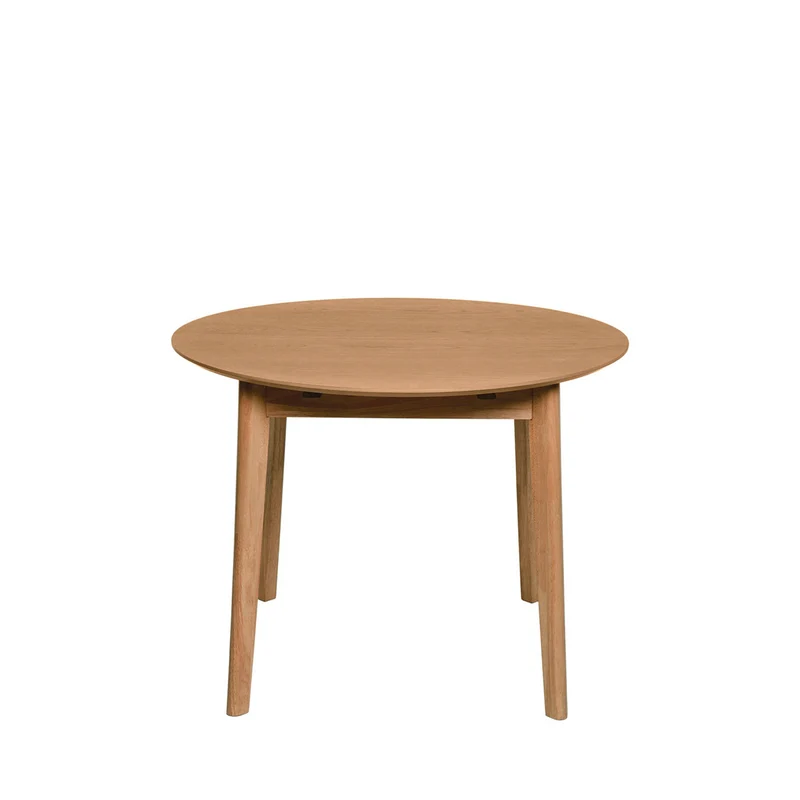 Mesa de comedor Liana roble Ø 100 cm redonda extensible