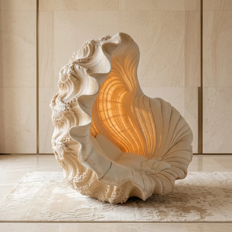 Mermaid Sea Shell Lounger Chair