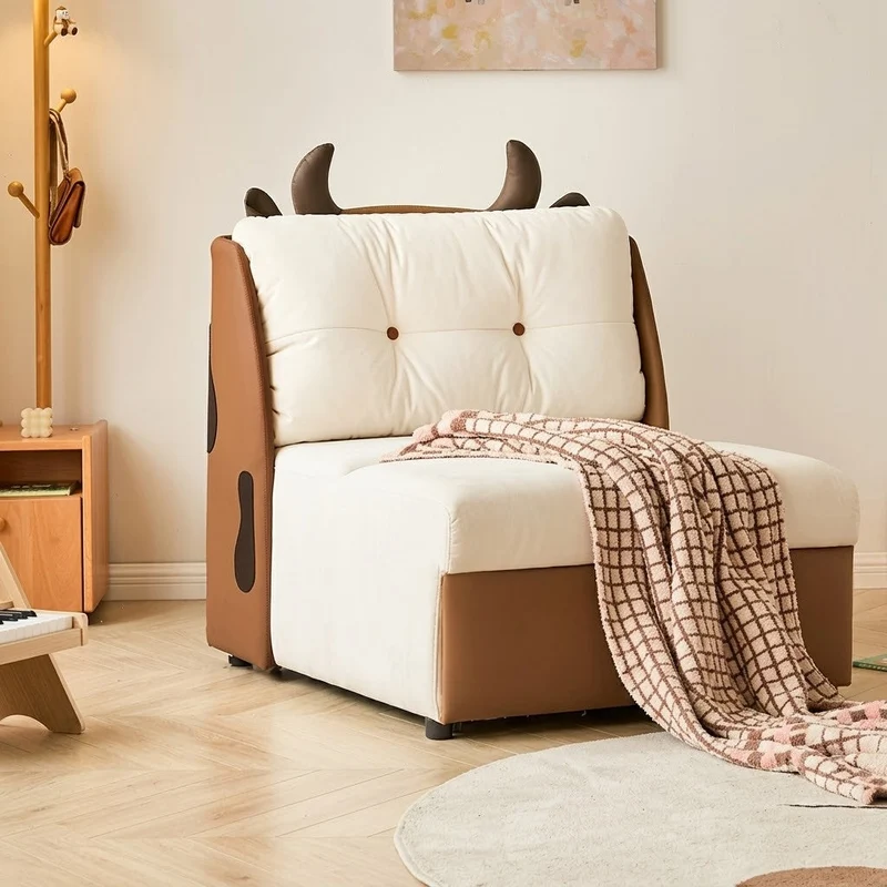 DairyDream Cute Tufted Convertible Lounge Sofa Bed
