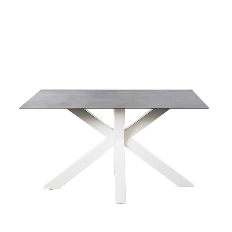 Mesa de comedor Joyce Atenea y blanco 140 cm