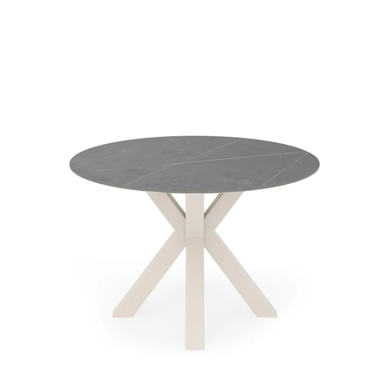 Mesa de comedor Fiorella Atenea y beige Ø 100 cm redonda