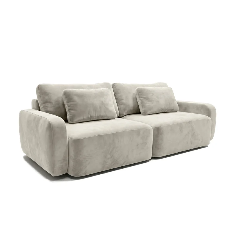 Sofá 2 Cuerpos Portillo Tela Beige - 2.20m a Confección