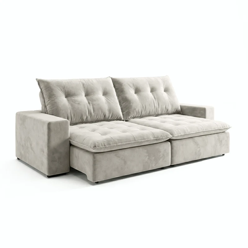 Sofá 2 Cuerpos Sidney Tela Beige - 2.64m a Confección