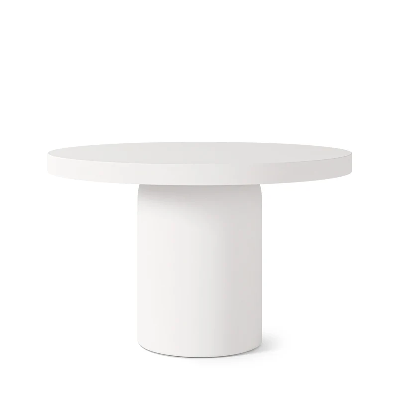 Mesa de comedor Thelma blanco Ø 90 cm redonda