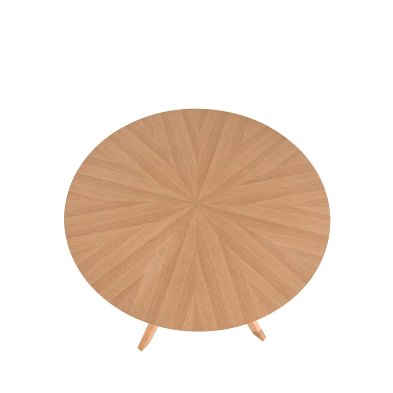 Mesa de comedor Carmel roble Ø 120 cm redonda fija