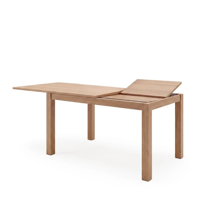 Mesa de comedor Molly roble 140 cm rectangular extensible