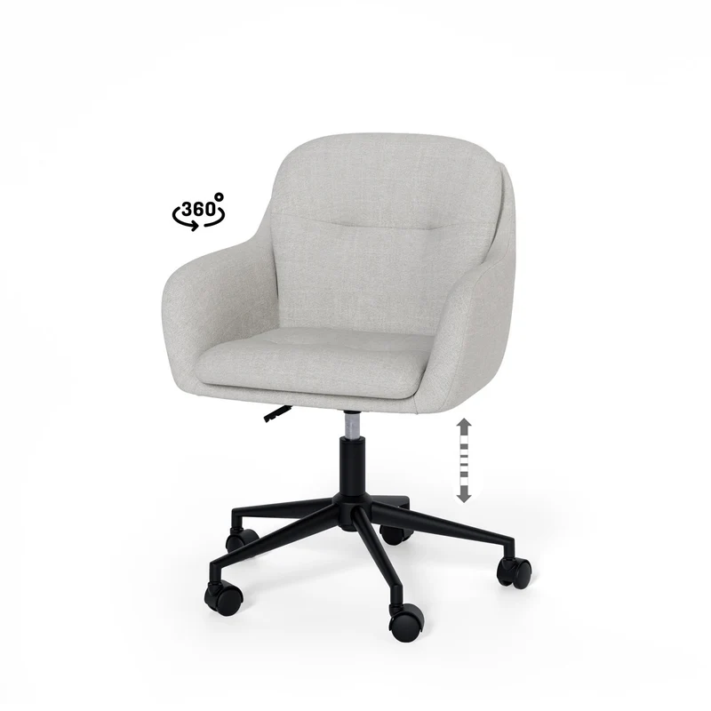 Silla Oficina Ontario Gris claro