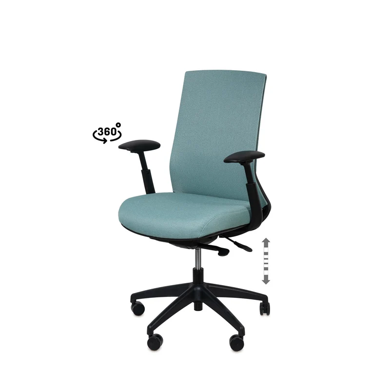 Silla de oficina Lancaster menta