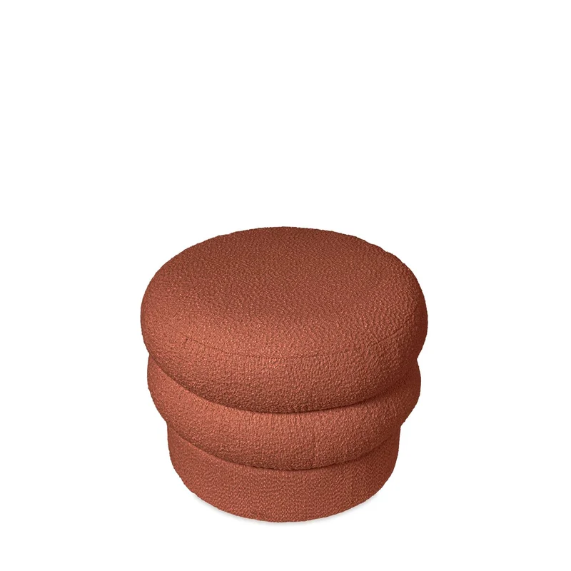 Puf Elliot terracota